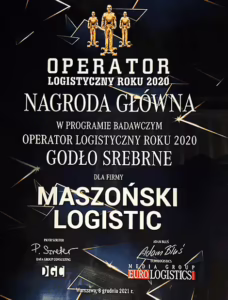 Lider Logistyki w programie badawczym Operator Logistyczny roku 2021