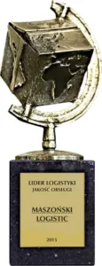 Logistics Leader in Customer Service Quality category 2015