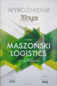 Najefektywniej zarządzana firma transportowa roku 2014