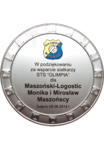 Podziękowanie za wsparcie siatkarzy STS “Olimpia”
