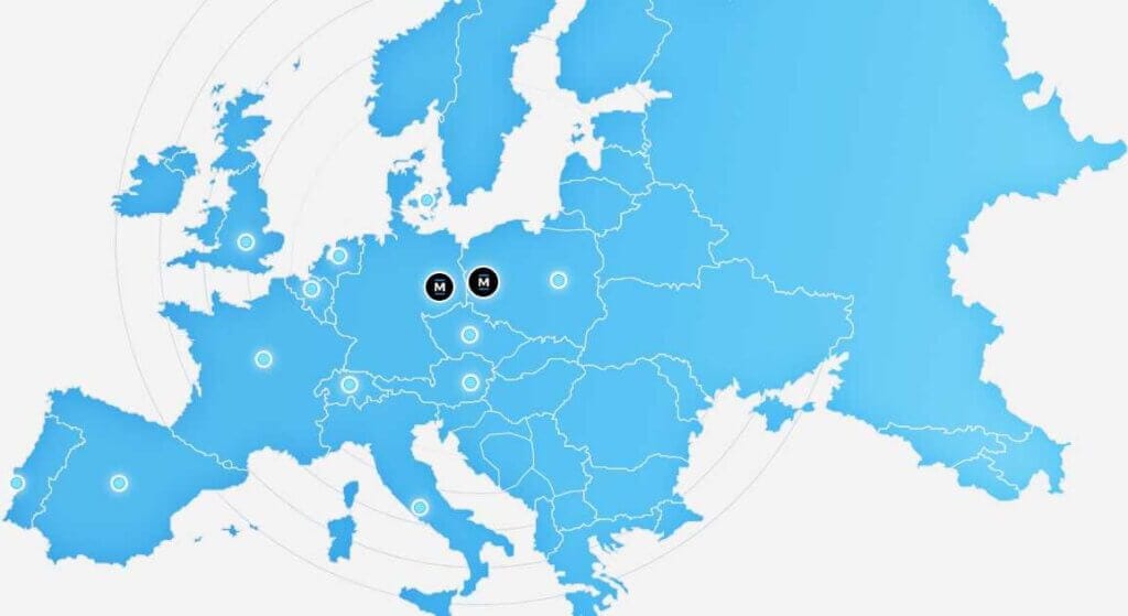 Europäische Transportabdeckung MCG Logistics
