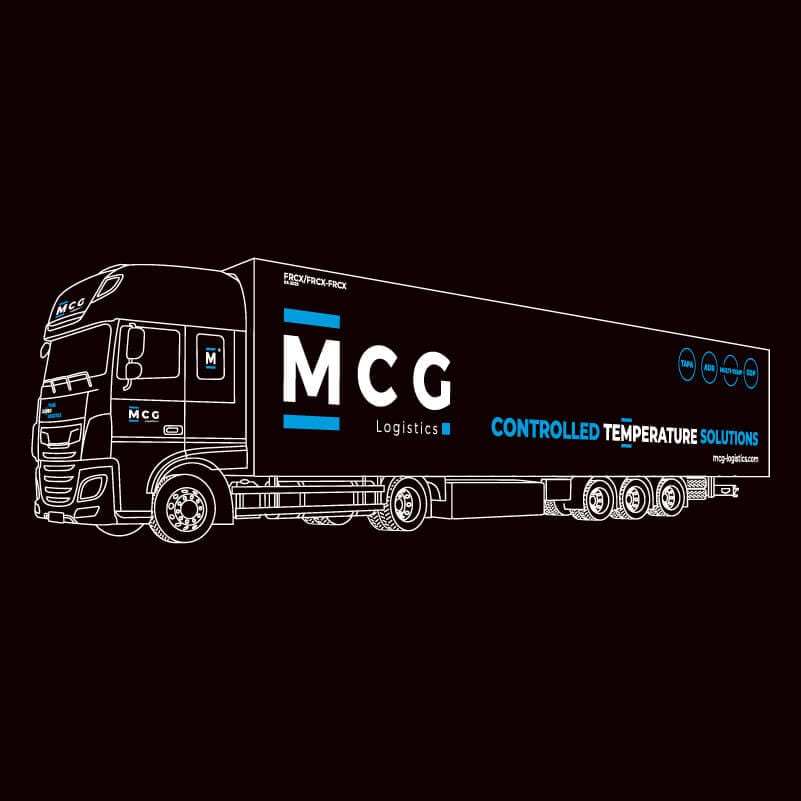 Semi-remorque frigorifique double étage MCG Logistics