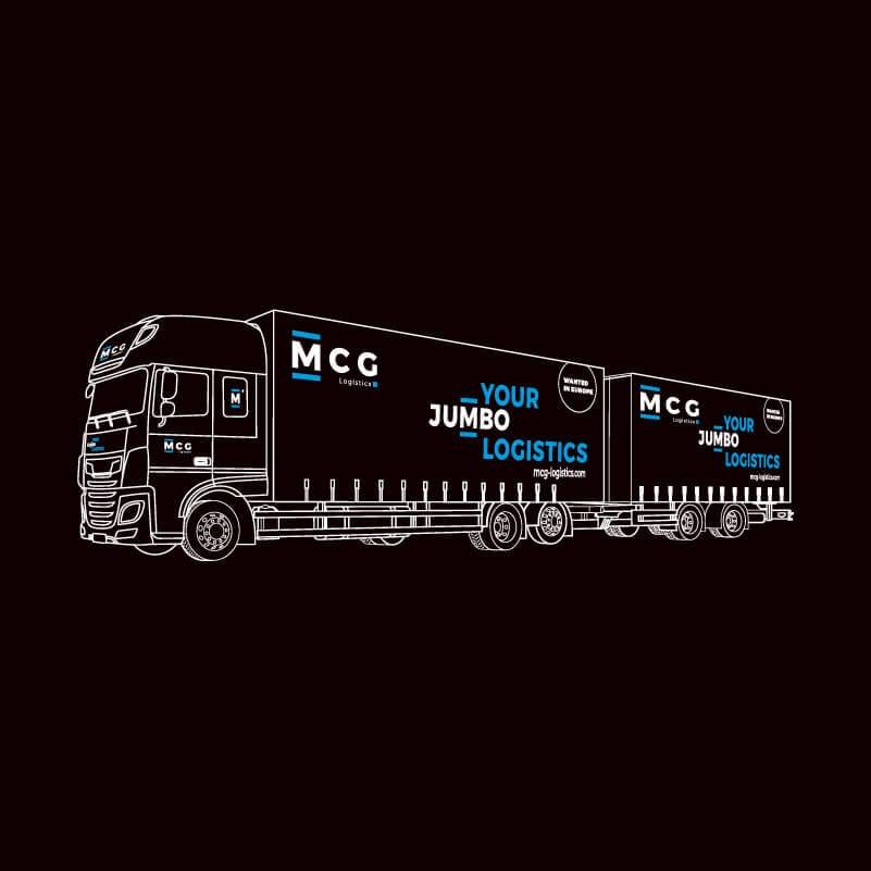 JUMBO-Sattelzug (asymmetrisch) MCG Logistics