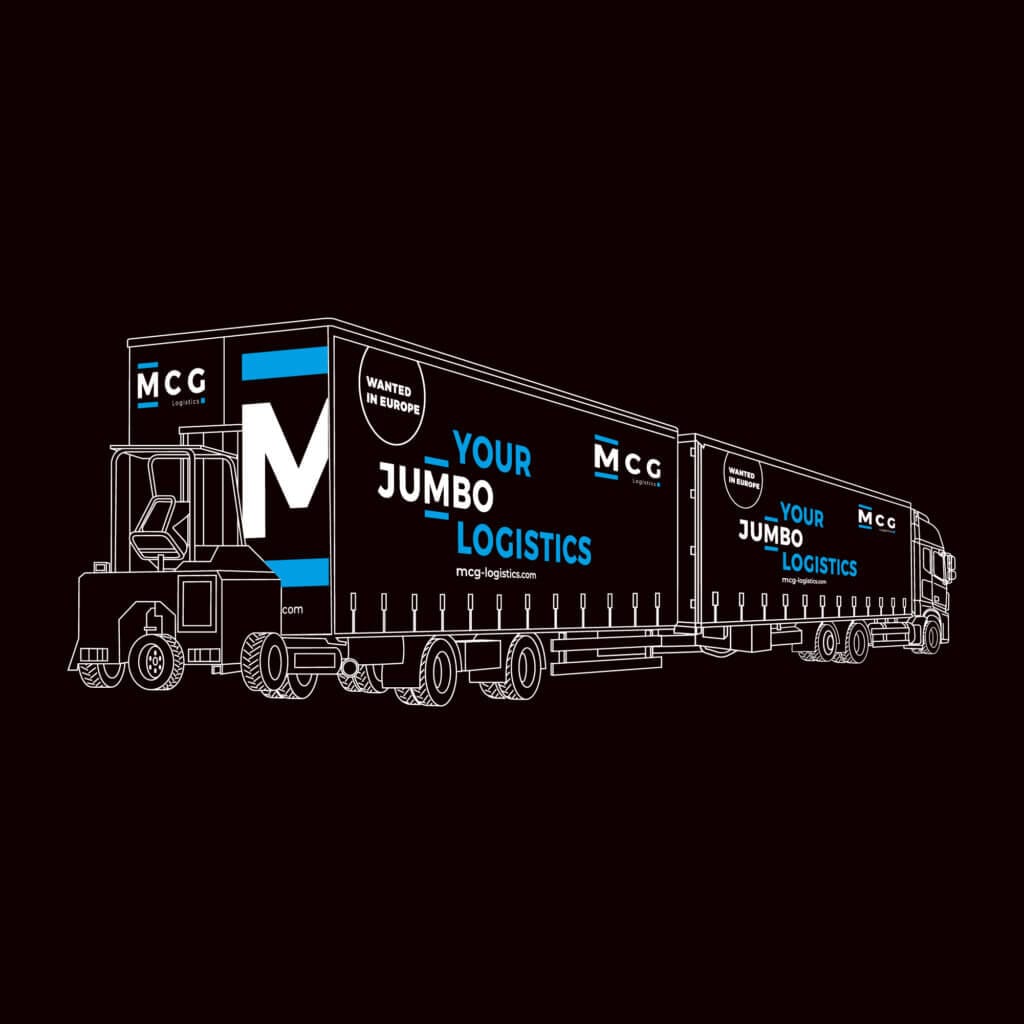Ensemble de transport équipé chariot élévateur MCG Logistics